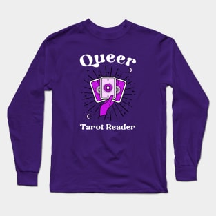 Queer Tarot Card Reader LGBTQ Pride Reading Long Sleeve T-Shirt